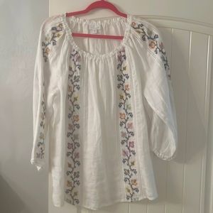 Embroidered top